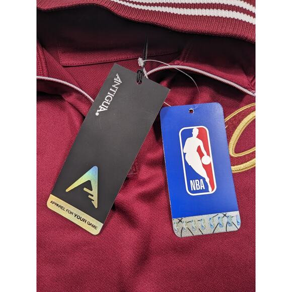 NWT Antigua NBA Cleveland Cavaliers Women's Medium Quarter zip Athletic $109‎ - Picture 5 of 16